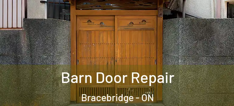  Barn Door Repair Bracebridge - ON