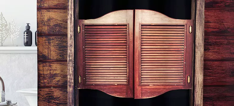 Installing Saloon Door Hinges in Bracebridge, ON